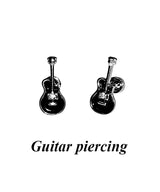 black guitar piercing 1PC