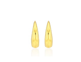 26SS★ Champagne First Moon Silver One-Touch Earrings M