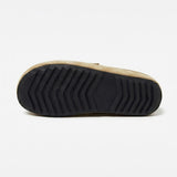 Suede Loafer Slides Camel