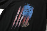 リバティ ブラッシュ Tシャツ (Black)