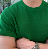  Jake Summer Daily Silket Hachi Round Short Sleeve Knit