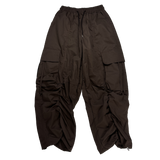 shirring strap cargo pants
