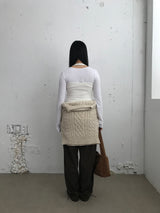 Odd Wool Touch Pintuck Slacks (2color)