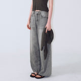 Washed Denim Pants