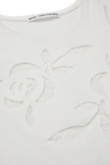 ローズレーススリーブレス /  WHITE