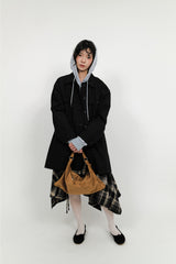 Single collar utility half coat (2color)