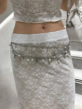 Ocean Pearl Mermaid Draped Waist Chain BELT