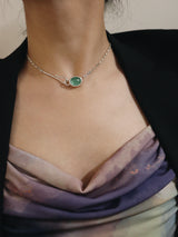 STONE HOOK NECKLACE