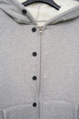 (W) Max Button Up Zip Hoodie