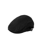 Embroidered Hunting Cap _ BLACK