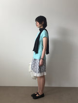 Vert polka dot skirt (2color)