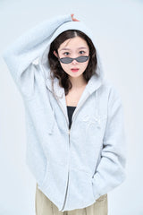ワッペンジップアップフーディー / Wappen zip-up hoodie