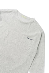 ヘイズストライプTシャツ_アイボリー