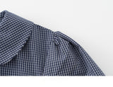 Rielle Check Frill Blouse