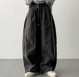 レオストラップバンディングワイドパンツ