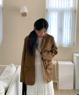 Autumn Suede Collar Jacket