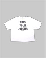 FIND YOUR COLOR Tシャツ (CROP FIT)