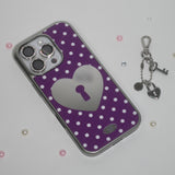 [MADE] heart lock case (purple)