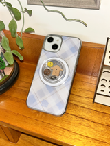 Tick-Tock Wooden House Magsafe Grip Tok Holder Smart Tok(Yellow)
