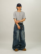 IN Hook Slub Muscle Fit 1/2 T