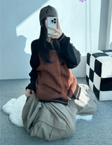 コットンカーゴバルーンパンツ🤎🤍🖤 - 3カラー