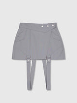 Ghost In The Shell Convertible Skirts (Grey)