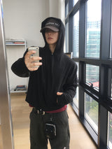 No.1842 S WM hood zip-up (5color)