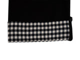 CHECK FOLDING BERMUDA SWEATPANTS