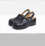 Nivan Square Platform Slingback Loafers
