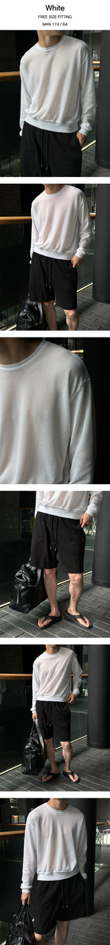 [Unisex] アイスクロップサマーニット(5color)