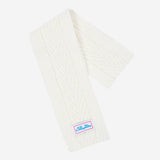 Arrow Knit Mini Muffler (Cream)