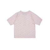 Baby Flower Henley Neck Tee