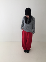 ベッチルーズフィットVネックウールニット（3c）