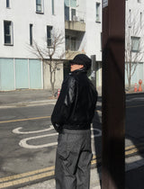 No.1623 ハイネックレザージャケット