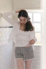 Sweet Dreams Button Cami Top (White)