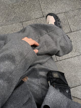No.1582 wool 70 セットダートワイドスラックス (3color)