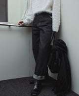 ローカルショルダーチェーンヘアリーニット