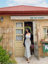[MADE] All-in-One Striped Long Dress