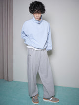 Quarter-Zip Balloon Pullover Shirt