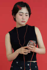 ドットドットヘアピン - レッド