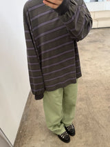 pigment multi stripe T