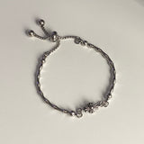 antique mini cross bracelet