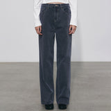 STRAIGHT CLASSIC PANTS_BLUE GRAY