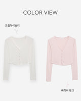 Bongbong V-neck cardigan