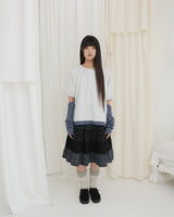 STARRY PENDANT BACK RIBBON TOP