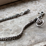 SVC-508 Antique Silver Handmade Keyring Pants Chain