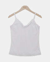 Arom Lace Ribbed Sleeveless Top
