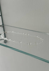 clear quartz necklace
