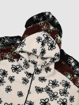 Cartoon Flower Poggle Hooded Zip-up (3c)