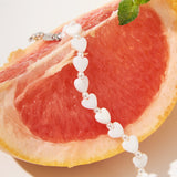 Mother of Pearl Heart Bracelet